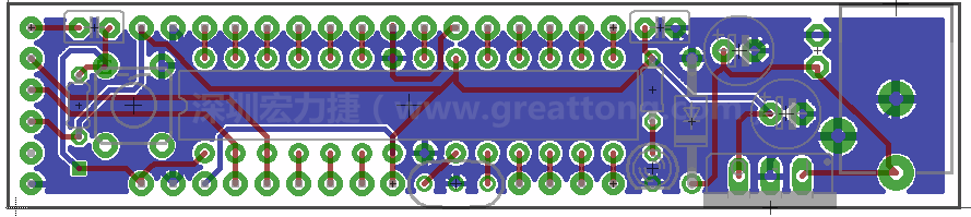 以上就是布線的所有步驟了。接下來就只剩下絲?。╯ilk-screen）、建立Gerber檔跟drill檔和送去印刷電路板廠制作的步驟。